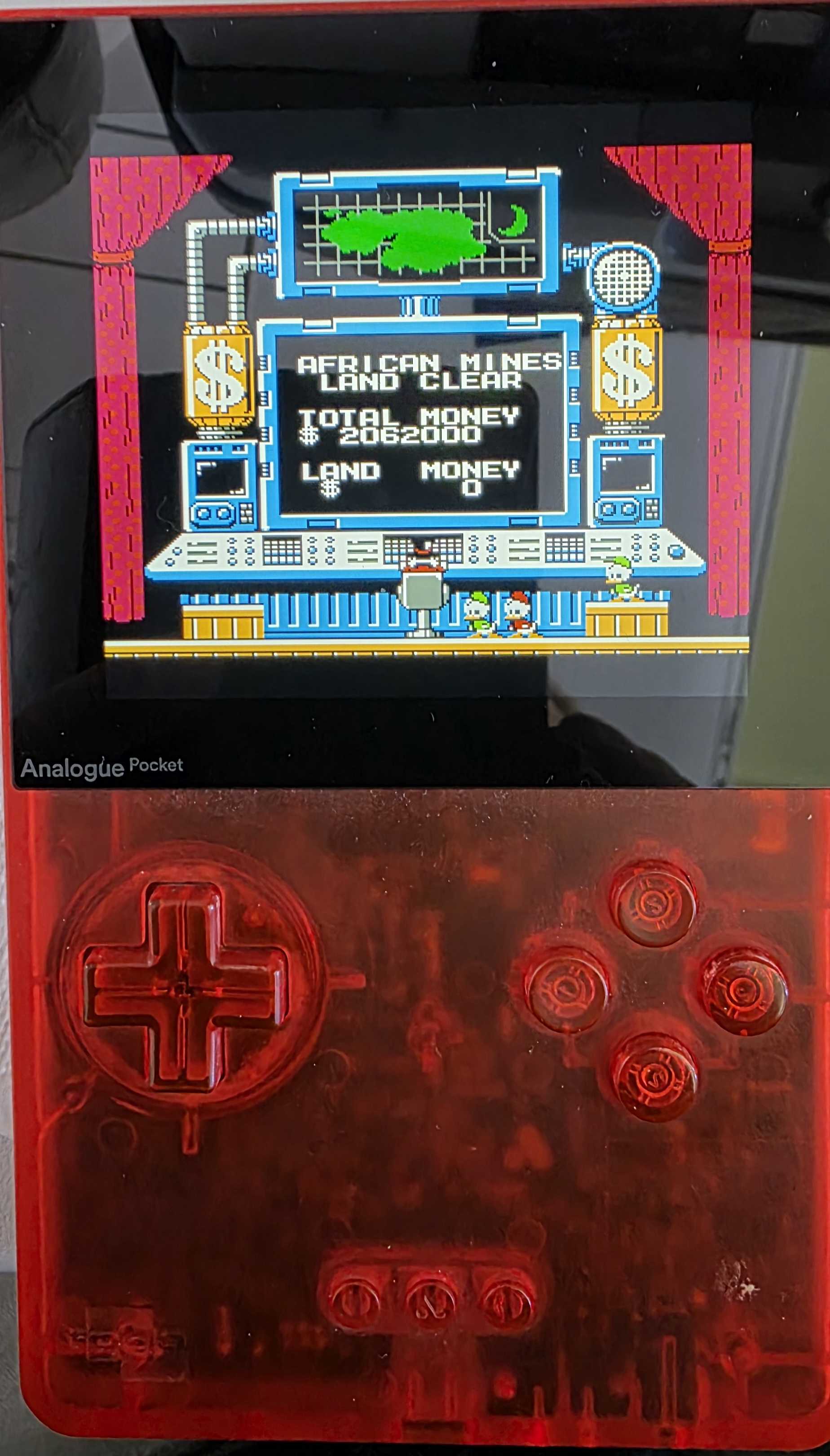Super Bomberman gameplay showing American Mines land clear