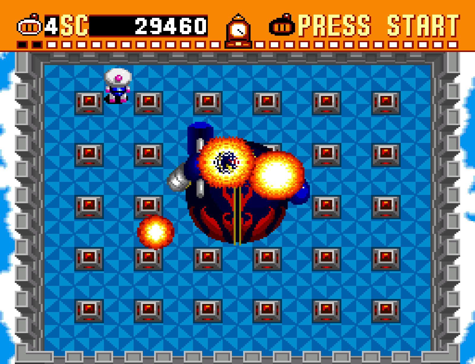 Super Bomberman island map